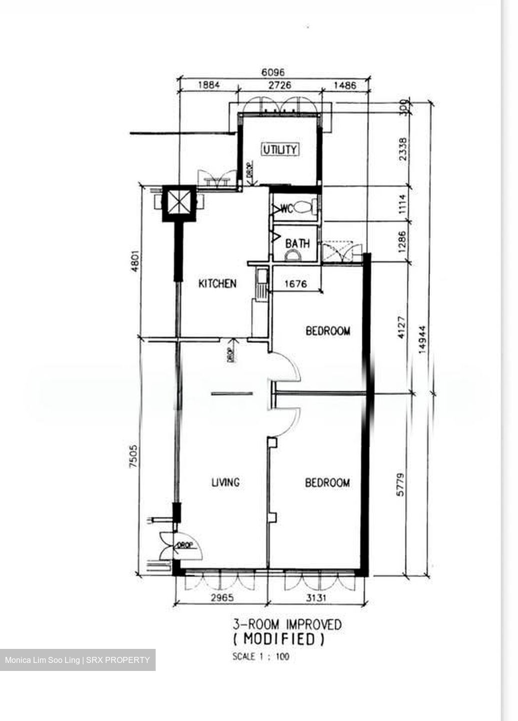 Blk 98 Whampoa View (Toa Payoh), HDB 3 Rooms #592558901